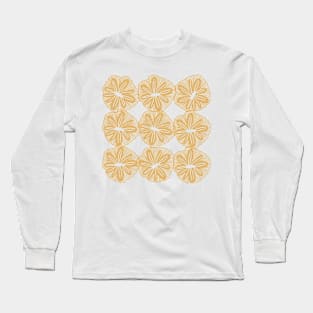 Yellow Sea anemones Long Sleeve T-Shirt
